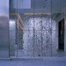 Waterfall Horseshoe, Katherine Harvey, plastic, garbage, eco art, green art, recycled materials,