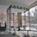 Waterfall Horseshoe, Katherine Harvey, plastic, garbage, eco art, green art, recycled materials,