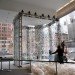 Waterfall Horseshoe, Katherine Harvey, plastic, garbage, eco art, green art, recycled materials,
