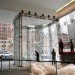 Waterfall Horseshoe, Katherine Harvey, plastic, garbage, eco art, green art, recycled materials,