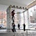 Waterfall Horseshoe, Katherine Harvey, plastic, garbage, eco art, green art, recycled materials,