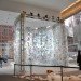 Waterfall Horseshoe, Katherine Harvey, plastic, garbage, eco art, green art, recycled materials,