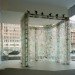 Waterfall Horseshoe, Katherine Harvey, plastic, garbage, eco art, green art, recycled materials,