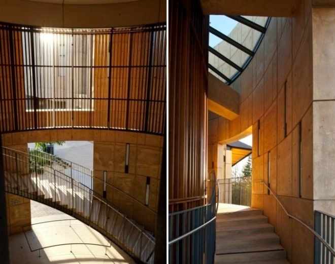 William H Neukom Building, Ennead Architects, neukom building, stanford university, energy efficient building, stanford law school