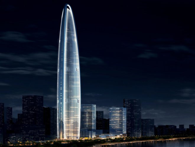 Wuhan Greenland Center, AS+GG, eco tower, skyscraper, wuhan, china, aerodynamic profile