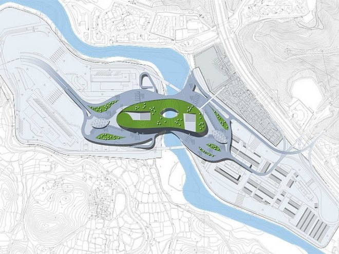 Yuen Wai Passenger Terminal Building, Edit Architecture, hong kong, shenzen, green roof, passengerterminal building,