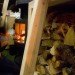 temporary design, art, environmental art, wood-fired stove, all-soul's-day, pavilion, floating roof, Overtreders W, green design, sustainable design, eco-design, reuse, recycled materials