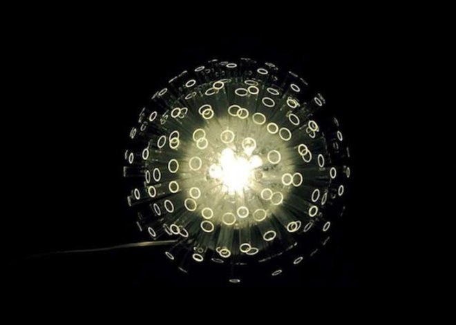 blowfish lamp, bright ideas competition finalist, eco friendly light, diy lighting
