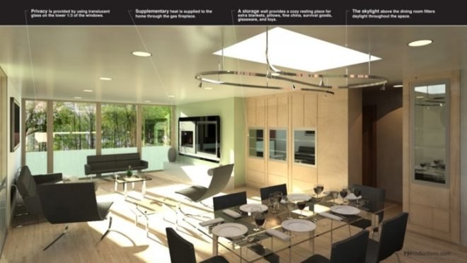 disaster proof design, green design, eco-design, sustainable development, flood plain, natural disasters, rainwater harvest, solar power, daylighting