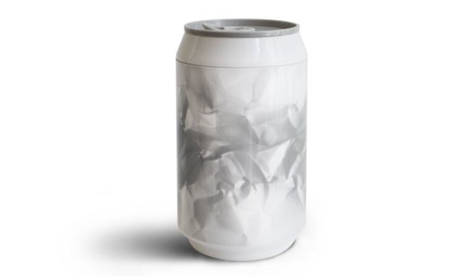 Haoshi, aluminium, PLA, biodegradable, can, container, beverage, sustainable deisgn, green design, green product, greenwashing, sustainable industrial design, green soda can, green beverage container, biodegradable can, aluminum can, tin can