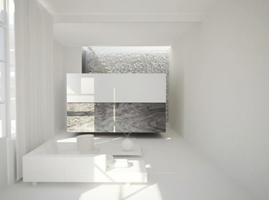 green wall, vertical garden, Japanese, i29, Home 06, Amsterdam, green design, sustainable design, eco-design, minimalist design, whitewashed interior
