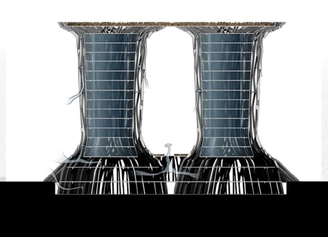 green design, passive design, sustainable design, natural lighting, natural ventilation, mangrove, eco-design, Jakarta, Mangrove Towers, Agung Sedayu Center
