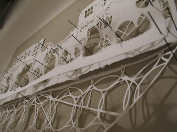 paper art, paper cities, laura cooperman, fine artist, intricate landscapes, tribute to loss, cityscape art, inspired by travel
