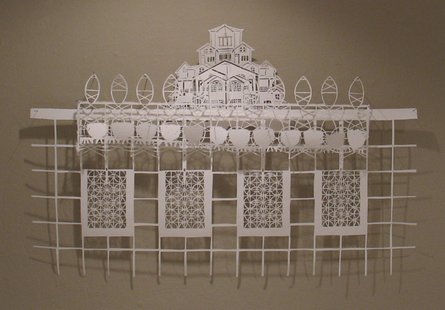 paper art, paper cities, laura cooperman, fine artist, intricate landscapes, tribute to loss, cityscape art, inspired by travel