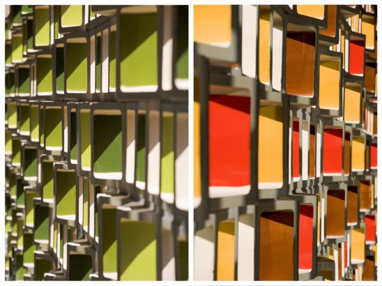ceramic sunscreen building, mestura architectes, barcelona primary school, martinet primary school, barcelona building, primary school objectives, building design, durable construction