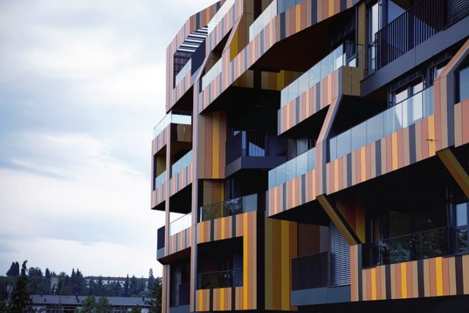 Ofis architecture design, ofis sustainable design, ofis lace apartments, sustainable lace apartments, ofis eco design, green design ofis, lace apartments design, balconies loggias architecture, green architecture slovenia, eco design slovenia