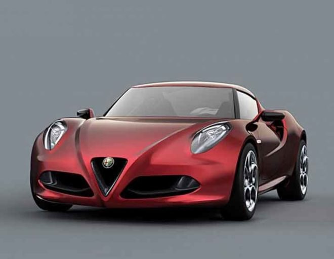 Alfa Romeo 4C, Alfa Romeo concept sports car, green sports car, green transportation, alternative transportation, green automotive design