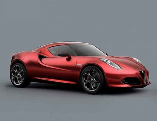 Alfa Romeo 4C, Alfa Romeo concept sports car, green sports car, green transportation, alternative transportation, green automotive design