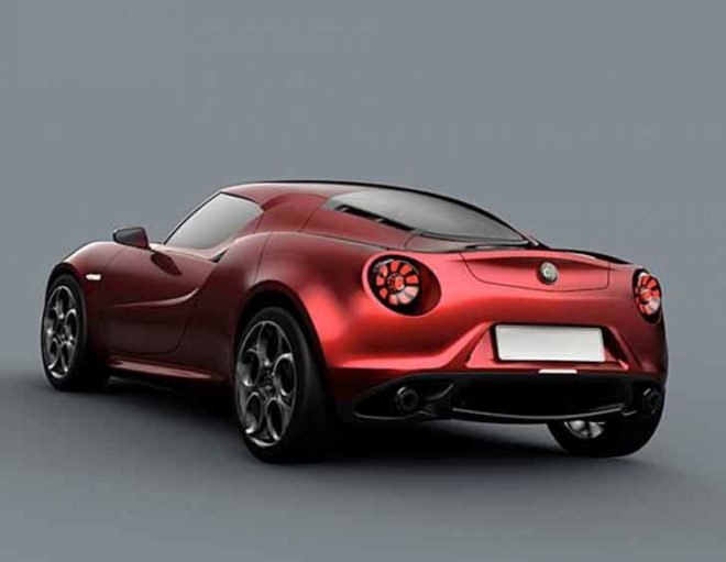 Alfa Romeo 4C, Alfa Romeo concept sports car, green sports car, green transportation, alternative transportation, green automotive design