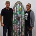 Rich Morrison, Beer Can Surfboard, Enviro Surf Art Series, Gary Seagrave surfboard, upcycled surboard, beer can surfboard, recycled surfboard, eco-friendly art