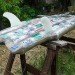 Rich Morrison, Beer Can Surfboard, Enviro Surf Art Series, Gary Seagrave surfboard, upcycled surboard, beer can surfboard, recycled surfboard, eco-friendly art