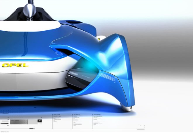 Opel Icona Concept Car, Juan Pablo Bernal P, Opel concept car, Opel Icona, Umea Institute of Design, GM Design Europe, electric vehicle, electric car, alternative transportation, green transportation, green automotive design, green boat, car boat