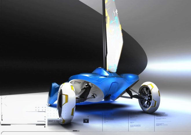 Opel Icona Concept Car, Juan Pablo Bernal P, Opel concept car, Opel Icona, Umea Institute of Design, GM Design Europe, electric vehicle, electric car, alternative transportation, green transportation, green automotive design, green boat, car boat