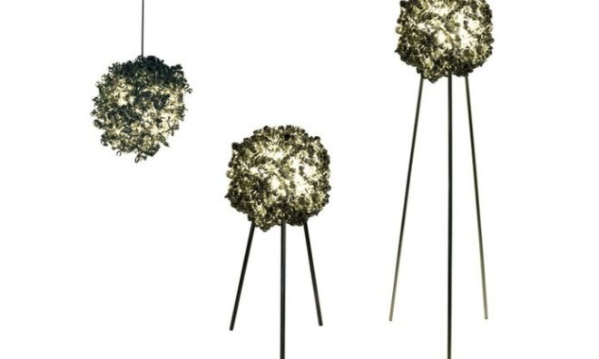 ilsa parry, tom sutton, sworth lamp, led lamp, bright ideas lighting competition, philips led, pendant lamp, swarf, scrap metal reuse