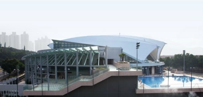 tung chung swimming pool, tung chung hong kong, eco swimming pool design, climatic-responsive swimming pool, tung chung climate responsive swimming pool, ronald lu and partners swimming pool
