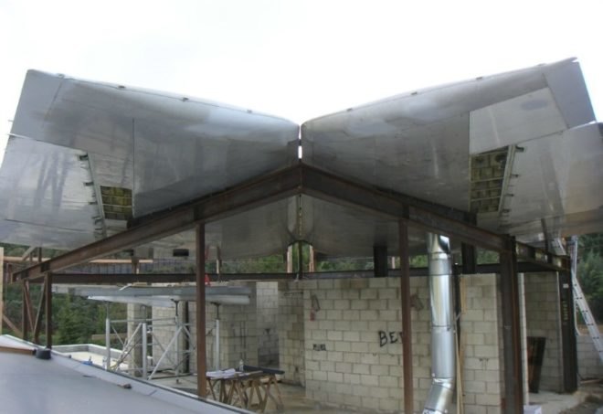 747 House, David Hertz, inhabitat interview, upcycled project, boeing 747, recycled materials, david hertz architects