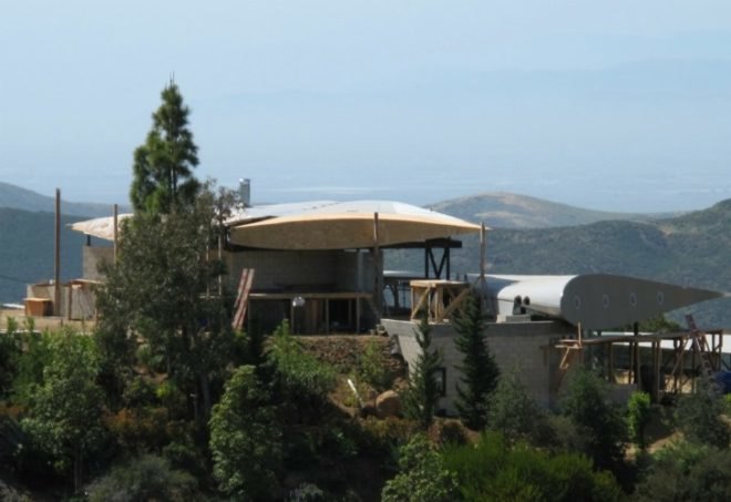 747 House, David Hertz, inhabitat interview, upcycled project, boeing 747, recycled materials, david hertz architects