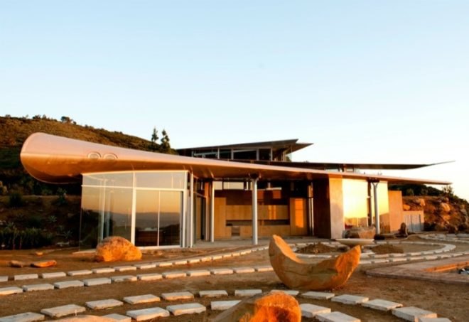 747 House, David Hertz, inhabitat interview, upcycled project, boeing 747, recycled materials, david hertz architects