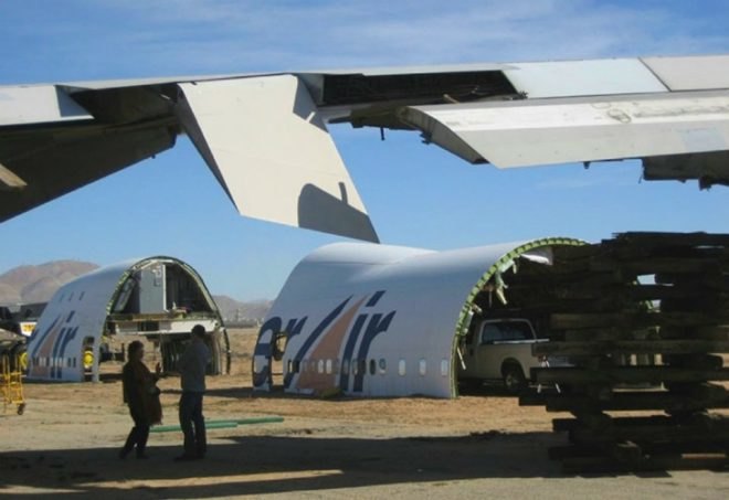 747 House, David Hertz, inhabitat interview, upcycled project, boeing 747, recycled materials, david hertz architects
