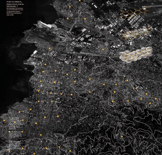Haiti Simbi Hubs, Aditya Aachi, 2011 Foster + Partners Prize, Haiti, design for health, humanitarian design, green design, sustainable design, eco-design, wastewater treatment, Port-au-Prince, reforestation, irrigation, wastewater treatment, AA School of Architecture