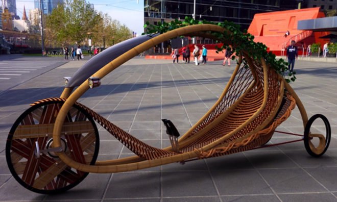 bamboo bike, bamboo car, bamboo vehicle, green car, green bike, green vehicle, eco bike, eco car, eco vehicle, bamboo bicycle, green transportation, eco transportation, sustainable transportation