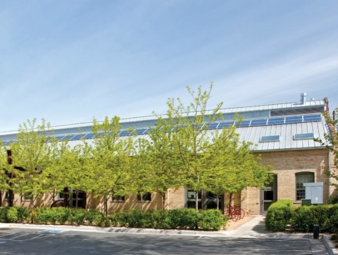 Bogue Building, FFKR Architects, Salt Lake City, green renovation, adaptive reuse, eco office, solar power