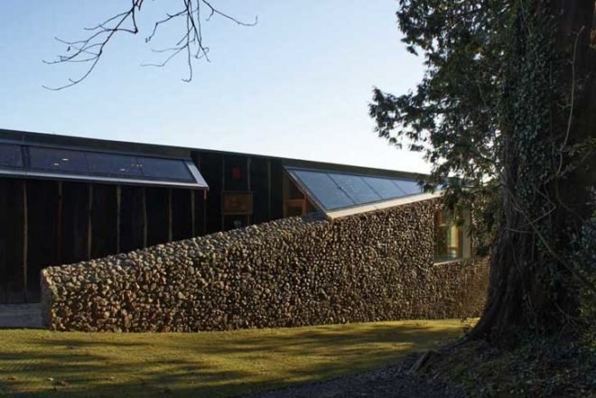 Sustainable Building,Renewable Energy,Landscape Architecture,green roof,Green Materials,green Interiors,Design for Health,Botanical,Architecture,local materials, riba awards 2011, british design,British Designer,sedum roof,photovoltaic panels,