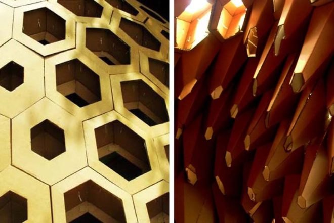 Urban design, Sustainable Materials, social design, Recycling / Compost, green Interiors, biomimicry, Art, Architecture, Bucharest design, romania design, parametric design, honeycomb cardboard, recyclable cardboard, biodegradable materials, igloo shape