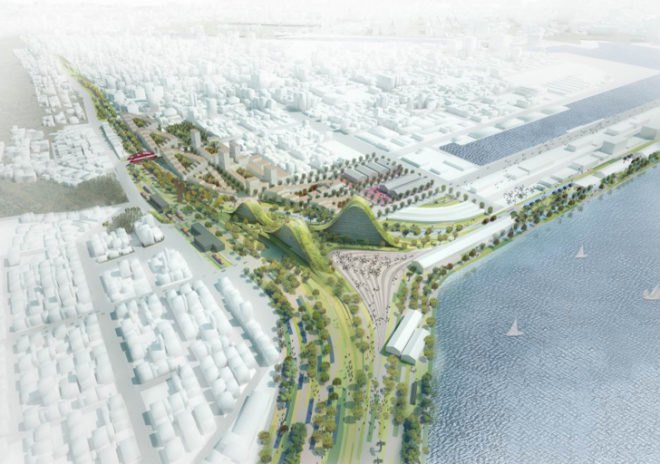 green design, eco design, sustainable design, De Architekten CIE, Jason Lee, Patrick Koschuch, Kaohsiung Port Station, Taiwan, Urban renewal, repurposed railway, energy efficient building, solar gain,