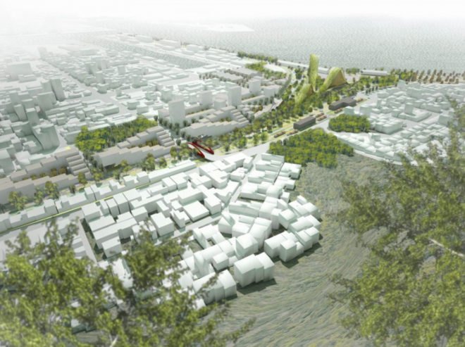 green design, eco design, sustainable design, De Architekten CIE, Jason Lee, Patrick Koschuch, Kaohsiung Port Station, Taiwan, Urban renewal, repurposed railway, energy efficient building, solar gain,