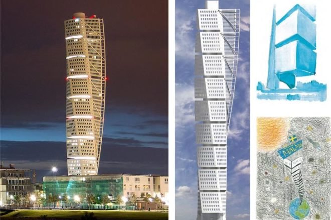 Zero energy,Sustainable Building,Renewable Energy,Recycling / Compost,Green Resources,Green Real Estate,biomimicry,Architecture,santiago calatrava,spanish design,malmo,sweden,energy efficient,biogas,renewable energy,"sustainable skyscraper",twisted building