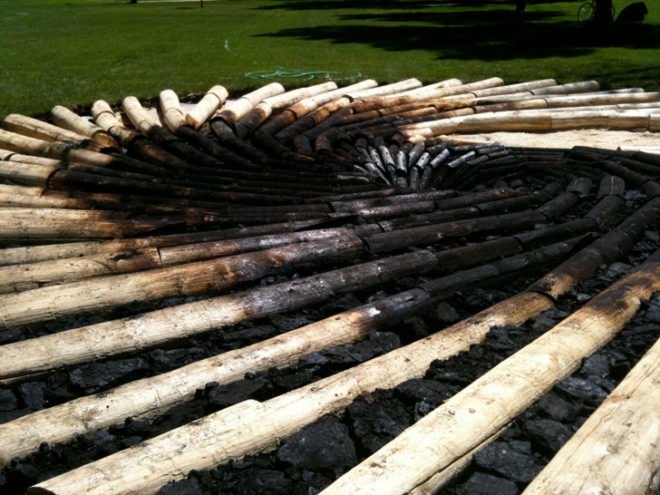 carbon sink, Chris Drury, eco art, mountain pine beetle, Art controversy, Powder River Basin, Wyoming Mining Association, coal industry, effects of caol, caol art, green art, University of Wyoming Art, Cowboys UW, Art protest,
