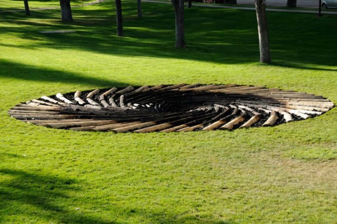 carbon sink, Chris Drury, eco art, mountain pine beetle, Art controversy, Powder River Basin, Wyoming Mining Association, coal industry, effects of caol, caol art, green art, University of Wyoming Art, Cowboys UW, Art protest,