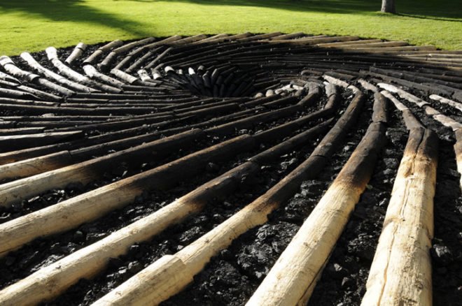 carbon sink, Chris Drury, eco art, mountain pine beetle, Art controversy, Powder River Basin, Wyoming Mining Association, coal industry, effects of caol, caol art, green art, University of Wyoming Art, Cowboys UW, Art protest,