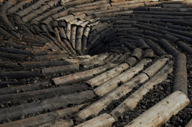carbon sink, Chris Drury, eco art, mountain pine beetle, Art controversy, Powder River Basin, Wyoming Mining Association, coal industry, effects of caol, caol art, green art, University of Wyoming Art, Cowboys UW, Art protest,