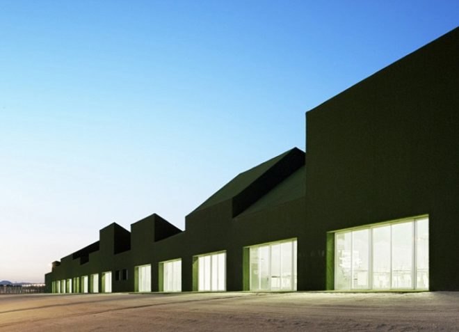 green roof, green wall, Spain, Huma Arquitectura, Roldan public School and Primary (CEIP), green design, sustainable design, minimalist design, eco-design, industrial chic,