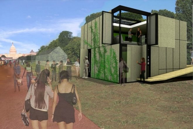 E-Cube, Ghent University, Solar Decathlon, solar home, prefab, passive house, 2011 solar decathlon
