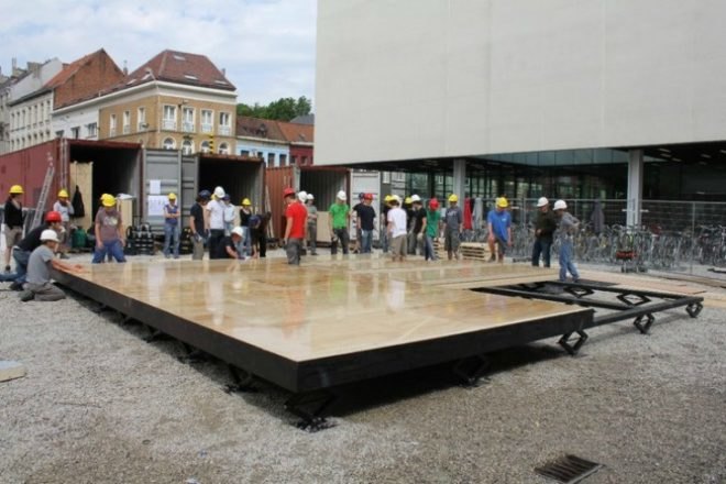 E-Cube, Ghent University, Solar Decathlon, solar home, prefab, passive house, 2011 solar decathlon