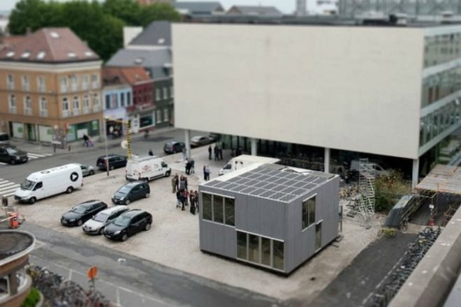 E-Cube, Ghent University, Solar Decathlon, solar home, prefab, passive house, 2011 solar decathlon