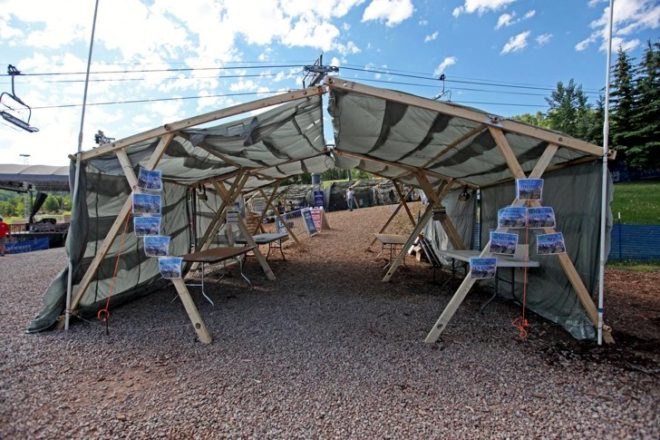 reused materials, recycled materials, recycled tent, green tent design, eco tend design, pine betel lumber, bamboo tent,green festival, green tent, eco tent, worlds greenest tent, eco event tent, Neenan, EMU Music, Snowmass festival,